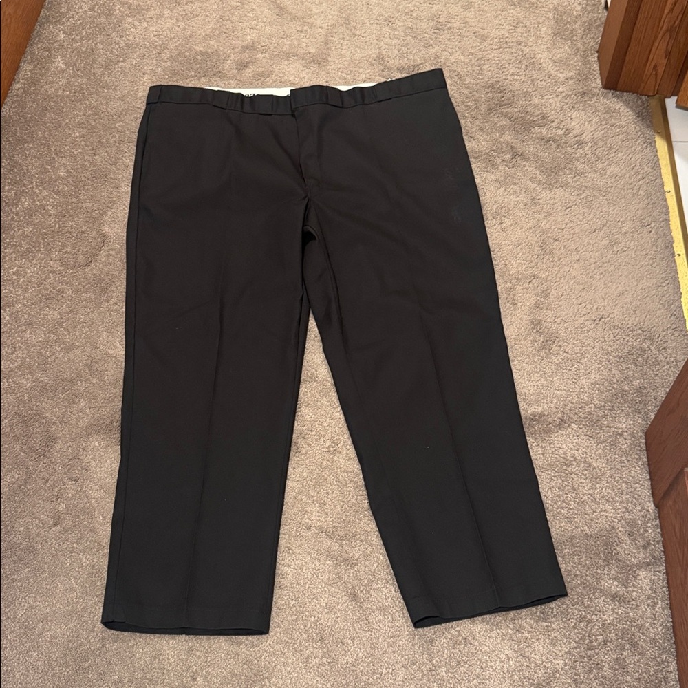 Dickies 874 Original Fit Black Work Pants Uniform Straight Leg SIZE 50x30